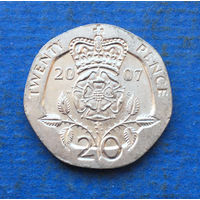 Великобритания 20 пенсов 2007
