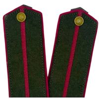 Погоны полевые офицер пехоты РККА обр.43г с одним просветом