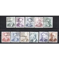 Деятели германского коммунистического и рабочего движения ГДР 1974 год серия из 11 марок