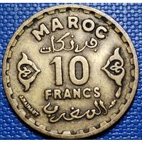 Марокко 10 франков 1952 г.