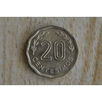 Уругвай 20 сентимо 1981 с 1 руб