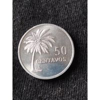 5. Распродажа! Гвинея-Биссау 50 сентаво 1977 г. Нечастая! UNC!