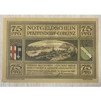 Нотгельд Пфаффендорф-Кобленц 50 пфеннигов 1921 год. Веймарская республика