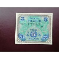 Франция 5 франков 1944