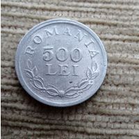 Werty71 Румыния 500 лей 1946 редкая