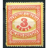 Либерия - 1897г. - 3 с - 1 марка - полная серия, MH [Mi 54]. #4-W1-127-A-1
