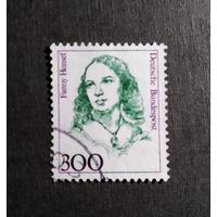 Марка Германия 1989 год Известные женщины