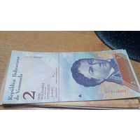 2 боливара 24,05,2007 года Венесуэлы **9907 (Разные даты выпуска)