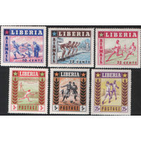 Шесть марок  Либерии