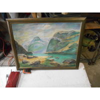 Картина маслом на холсте. Мастер неизвестен. размеры 72 * 50