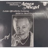 Agnes Miegel – Unvergessene Stimme - Agnes Miegel / Germany