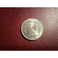 Турция 25 курушей 2019