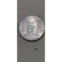 Карибские острова 5 цент 2015