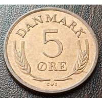 Дания 5 эре, 1964    ( 1-15-5 )