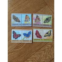 Сент Винсента и Гренадины серия марок 1985 г. Бабочки.
