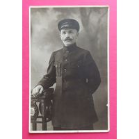 Фото "Дед в полувоенной форме", 1920-1930-е гг., Зап. Бел.