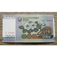 Werty71 Северная Корея (КНДР) 200 вон 2005 UNC Банкнота