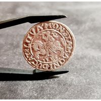 Полугрош 1/2 гроша 1556 года, Сигизмунд II, м.д. Вильно, Литва, Копицкий 3248, ХОРОШИЙ