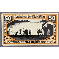 Нотгельд 50 пфеннигов 1921 год. Плен. Веймарская республика