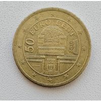 Австрия 50 евроцентов, 2010_ KM# 3141__ Одна на АУ_РЕДКАЯ