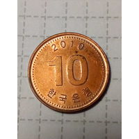 10 вон Южная Корея 2010 год