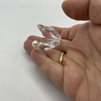 Коллекционная миниатюра Ракушка с жемчужиной Swarovski. Арт 3430