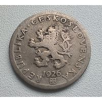 Чехословакия 20 геллеров, 1926   7-6-45