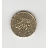 10 евроцентов Латвия 2014 Лот 0627