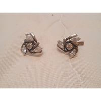 Серьги серебро 925 пробы