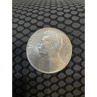 Чехословакия 100 крон 1949 год Иосиф Сталин. Серебро, UNC