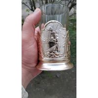 ПОДСТАКАННИК СТАРИК С НЕВОДОМ ЗОЛОТАЯ РЫБКА  СЕРИЯ СКАЗКИ ПУШКИНА ОРИГИНАЛ СТАКАН В ПОДАРОК . Распродажа Коллекции !!! . Экспресс  Аукцион  с рубля без МПЦ и прочего 3 ДНЯ  .Много лотов в продаже .