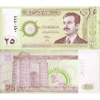 Ирак 25 динаров образца 2001 года UNC p86(2)