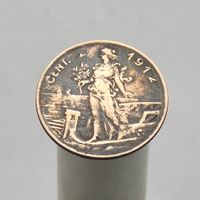 Италия 2 чентезимо  1912