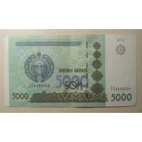 Узбекистан. 5000 сум 2013 года, серия EQ
