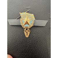 Значок. Сверхсрочника за выслугу 1год в ВВС СССР. тяжелый