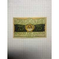 75 пфенингов (нотгельды) г. Германия.-1412