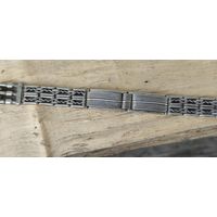 Серебряный браслет для часов 875 проба