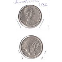 20 центов 1982 года Австралия