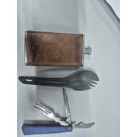 Распродажа.Фляжка, нож с 1р без мц