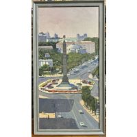 Варламов В.М "Минск-город-герой". Холст, масло. Размер 100х50 см.