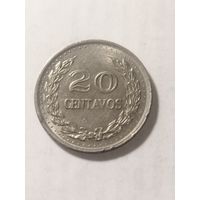 Колумбия 20 сентаво 1971
