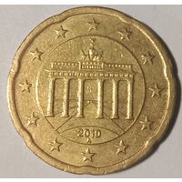 Шалёны распродаж! 20 Евроцентов 2010 А Германия