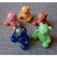 НАБОР ФИГУРНОГО МЫЛА "3D МИШКА" 5 шт.