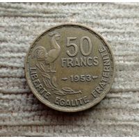 Werty71 Франция 50 Франков 1953 Гальский петушок