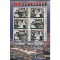 Гренада, КОНКОРД, Самолёты, ПИЛОТЫ, Воздушный ТРАНСПОРТ, АВИАЦИЯ  MNH