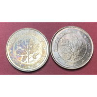 Германия, 2 евроцента 2020AJ