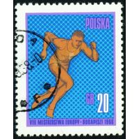 Чемпионат Европы по легкой атлетике Польша 1966 год 1 марка