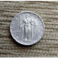 Werty71 Ватикан 5 лир 1971