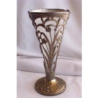 Салфетница Ваза для салфеток со вставкой Серебрение 01