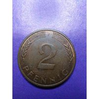 2 пфеннинга ФРГ 1981 F